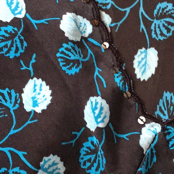 Silk sleeveless blouse shell top - Picture 4 of 7